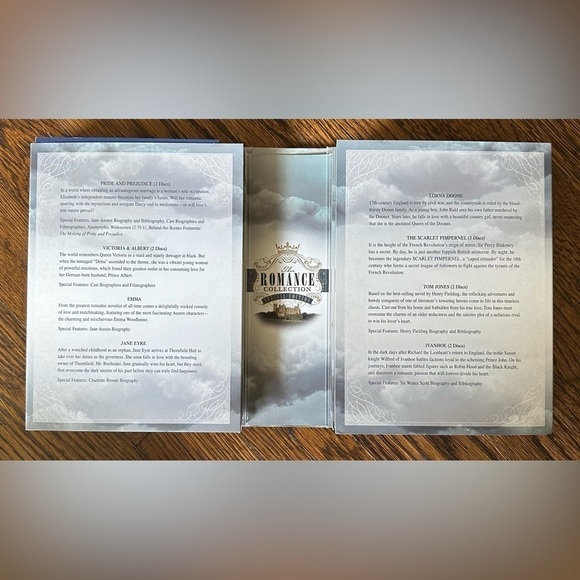 The ROMANCE COLLECTION SPECIAL EDITION DVD box set by A&E, BBC - Picture 4 of 7